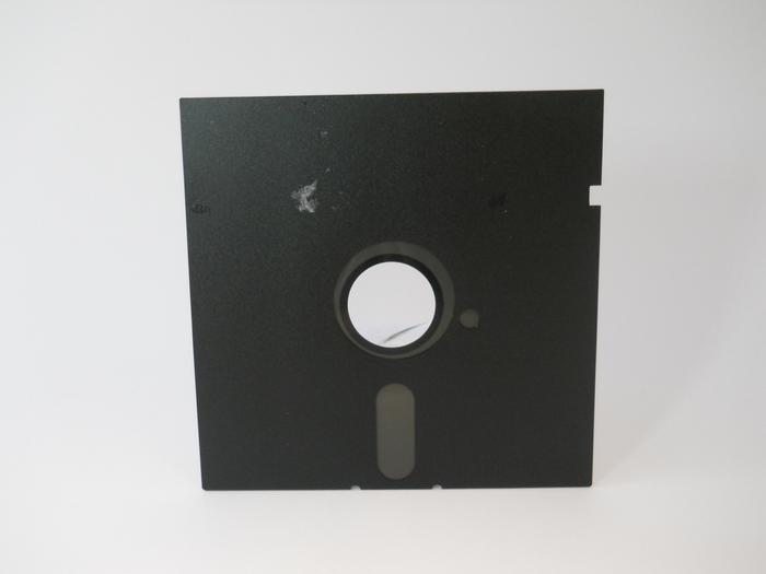 Front of floppy disk