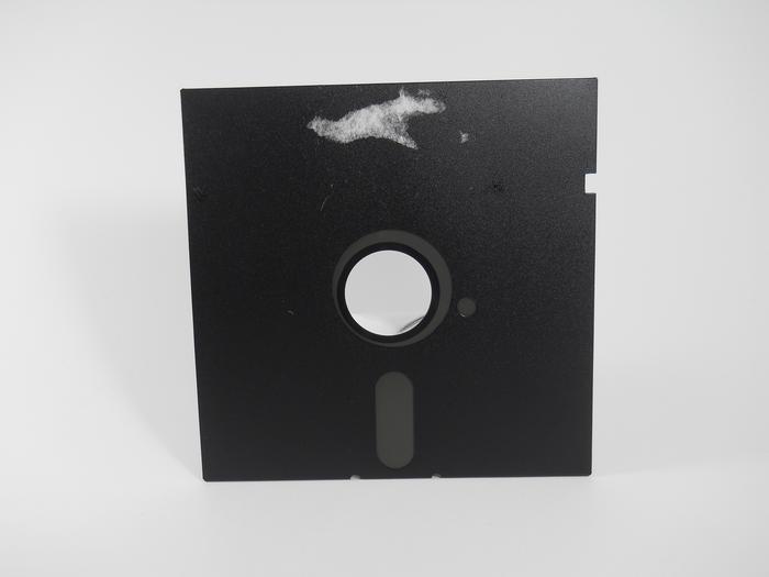 Front of floppy disk