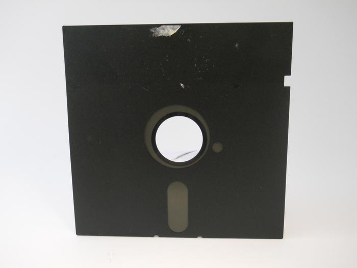 Front of floppy disk